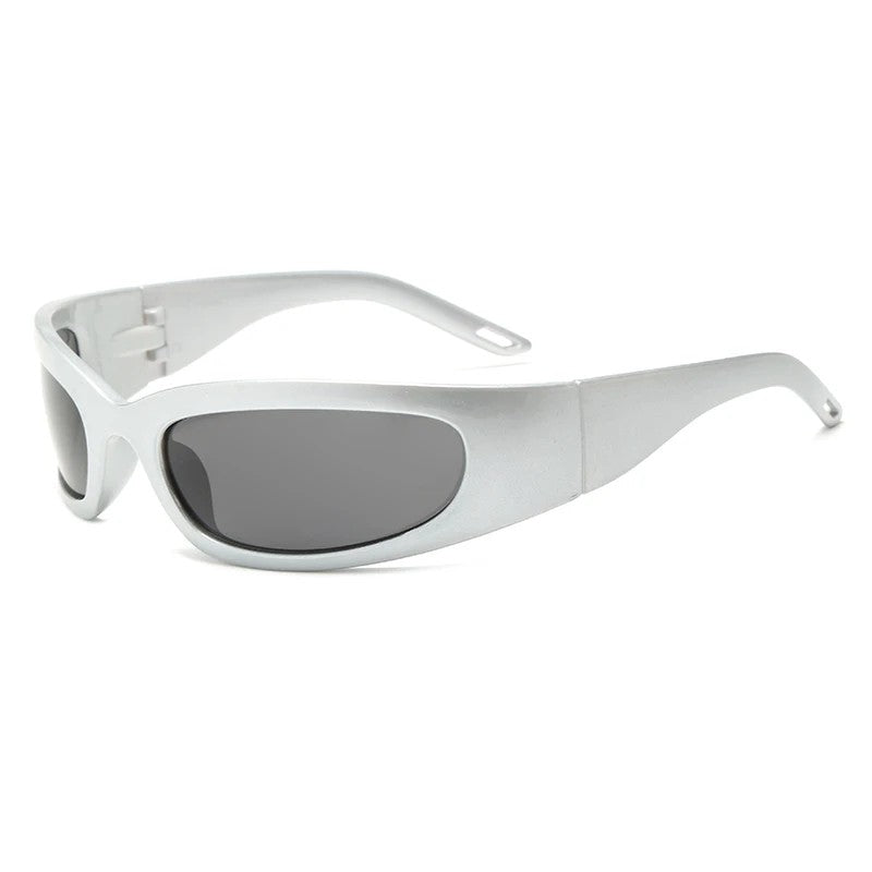 Flux Sunglasses - Matte Black / Cobalt Flash