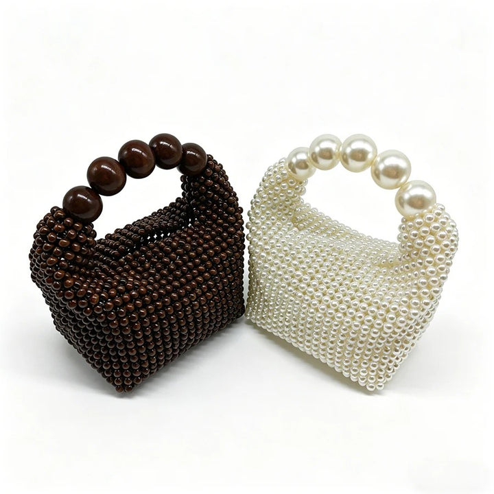 Fontaine Woven Bead Clutch