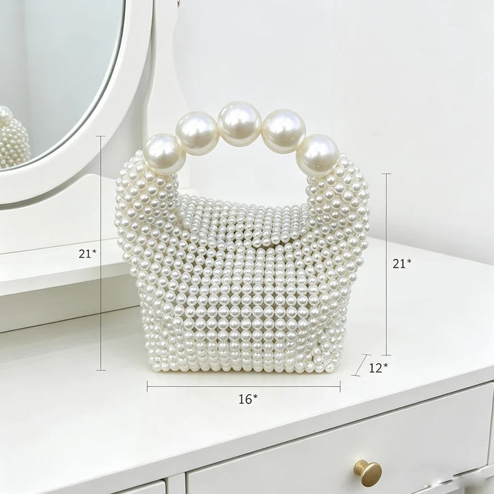 Fontaine Woven Bead Clutch
