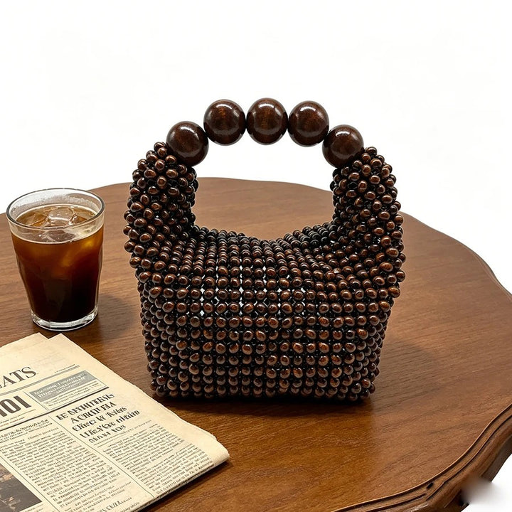 Fontaine Woven Bead Clutch
