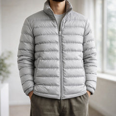 Grenoble Lightweight Down Jacket - Mist Grey