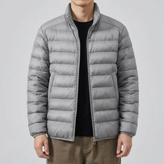Grenoble Lightweight Down Jacket - Mist Grey