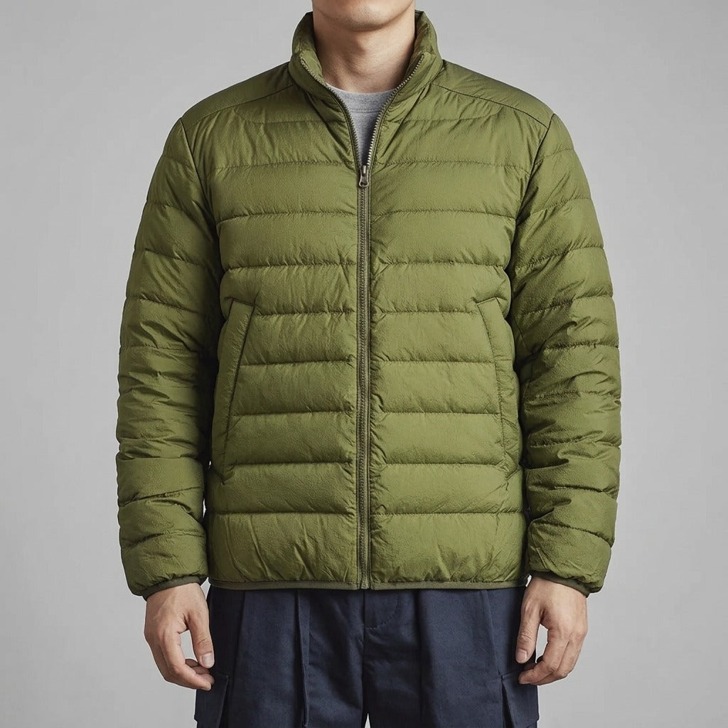 Grenoble Lightweight Down Jacket - Sage Green