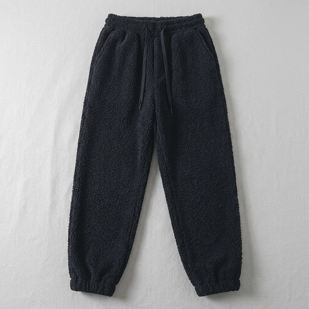 Gstaad Lamb Wool Pants - Black