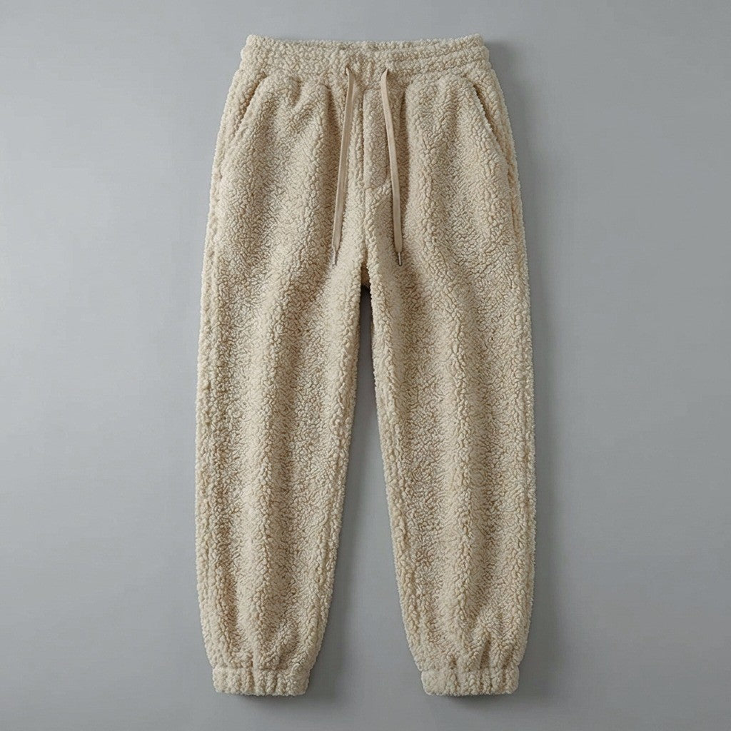 Gstaad Lamb Wool Pants - Oatmeal