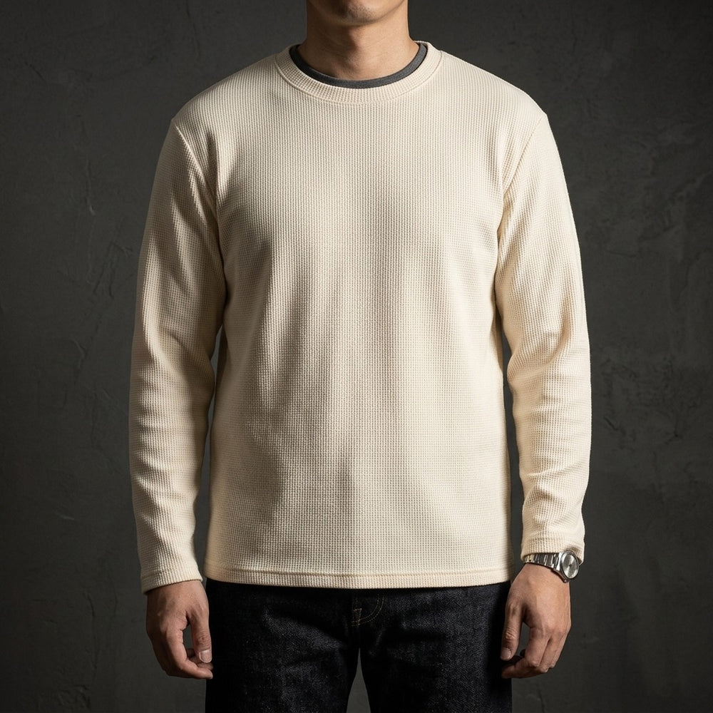 Heavyweight Long-Sleeve Shirt (260G) - Beige