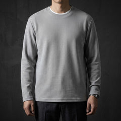 Heavyweight Long-Sleeve Shirt (260G) - Grey