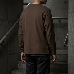 Heavyweight Long-Sleeve Shirt (260G) - Coffee
