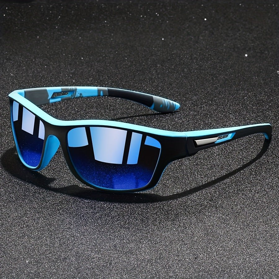 Horizon Polarized Sunglasses - Matte Black / Arctic Blue