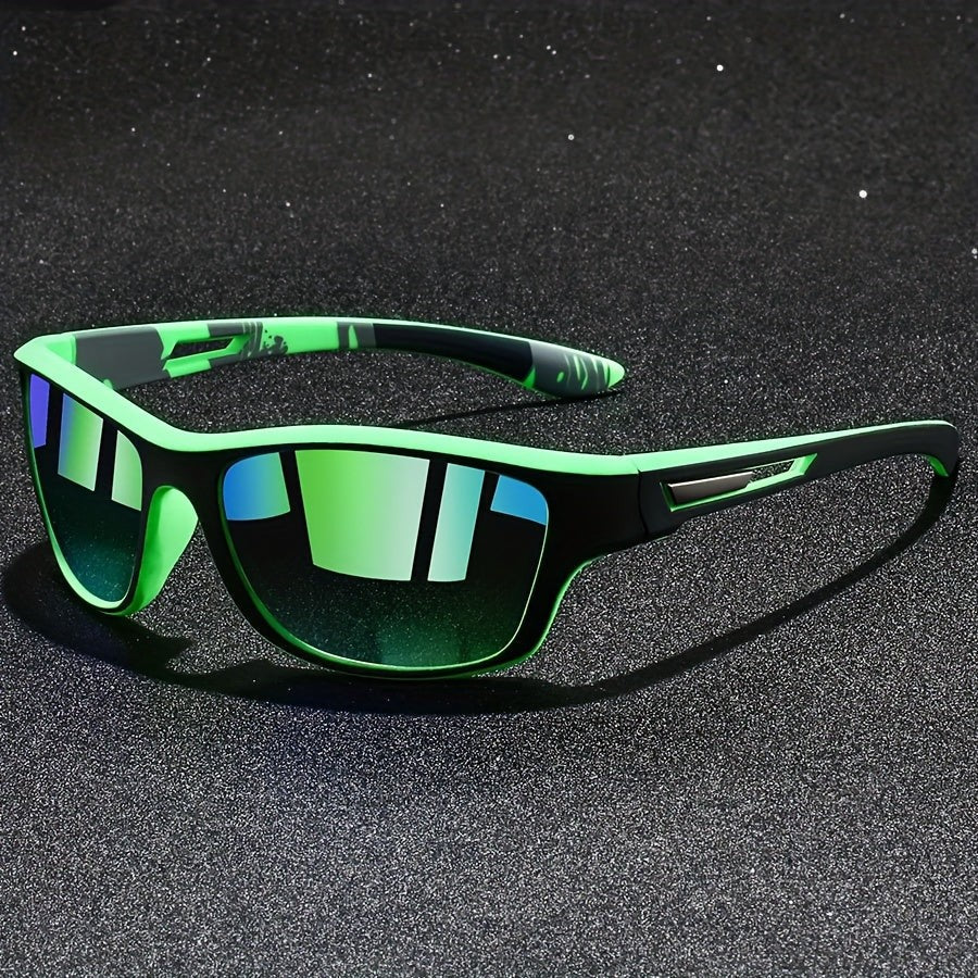 Horizon Polarized Sunglasses - Matte Black / Forest Green