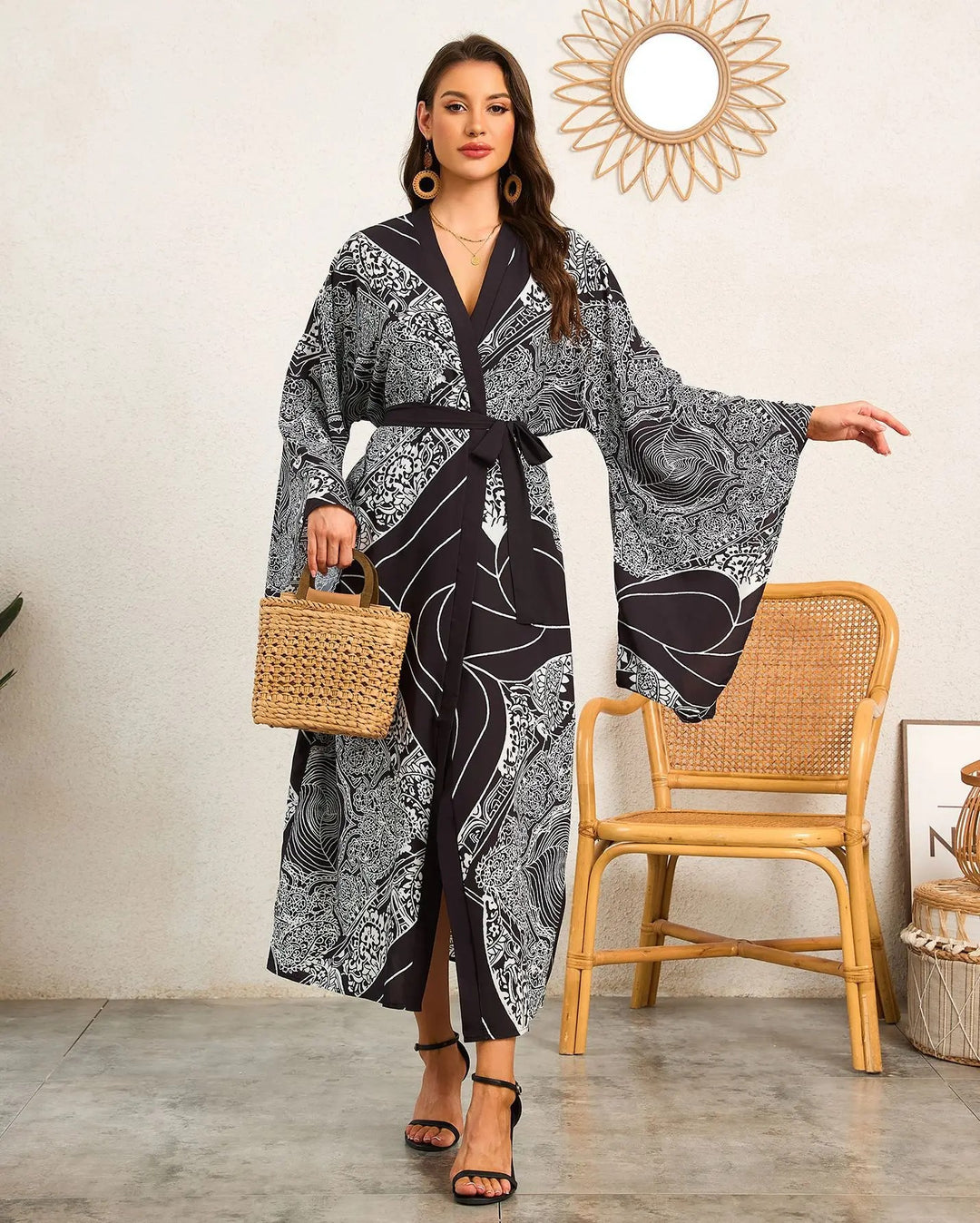 Siena Flowy Kimono Cover Up - 5Hf826