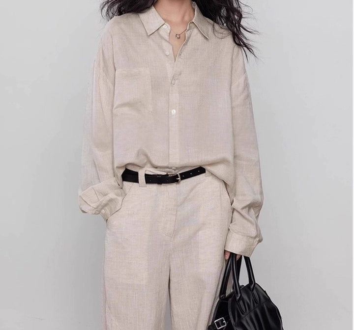 Ila Tencel Linen Shirt - Flax