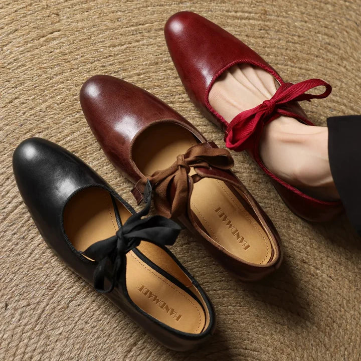 Marvella Leather Ballet Flats