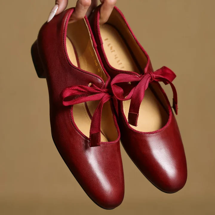Marvella Leather Ballet Flats