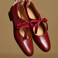 Marvella Leather Ballet Flats