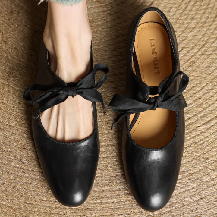 Marvella Leather Ballet Flats