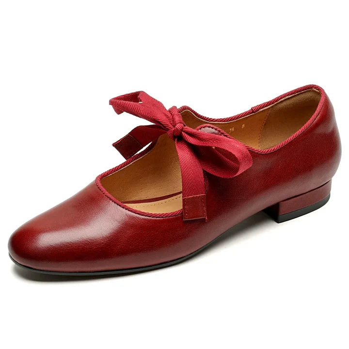Marvella Leather Ballet Flats