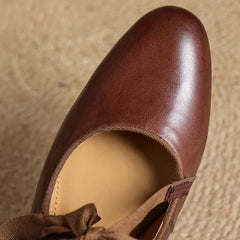 Marvella Leather Ballet Flats