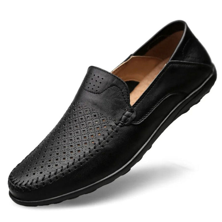 Kensington Genuine Leather Loafers - Onyx Black