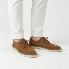 Kensington Leather Lace-Up Shoes - Cognac Brown