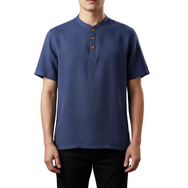 Kyoto Breeze Linen Shirt