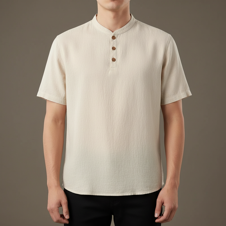 Kyoto Breeze Linen Shirt