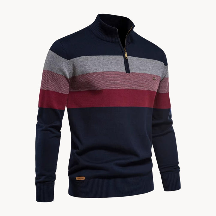 Lazio Knit Quarter Zip Sweater