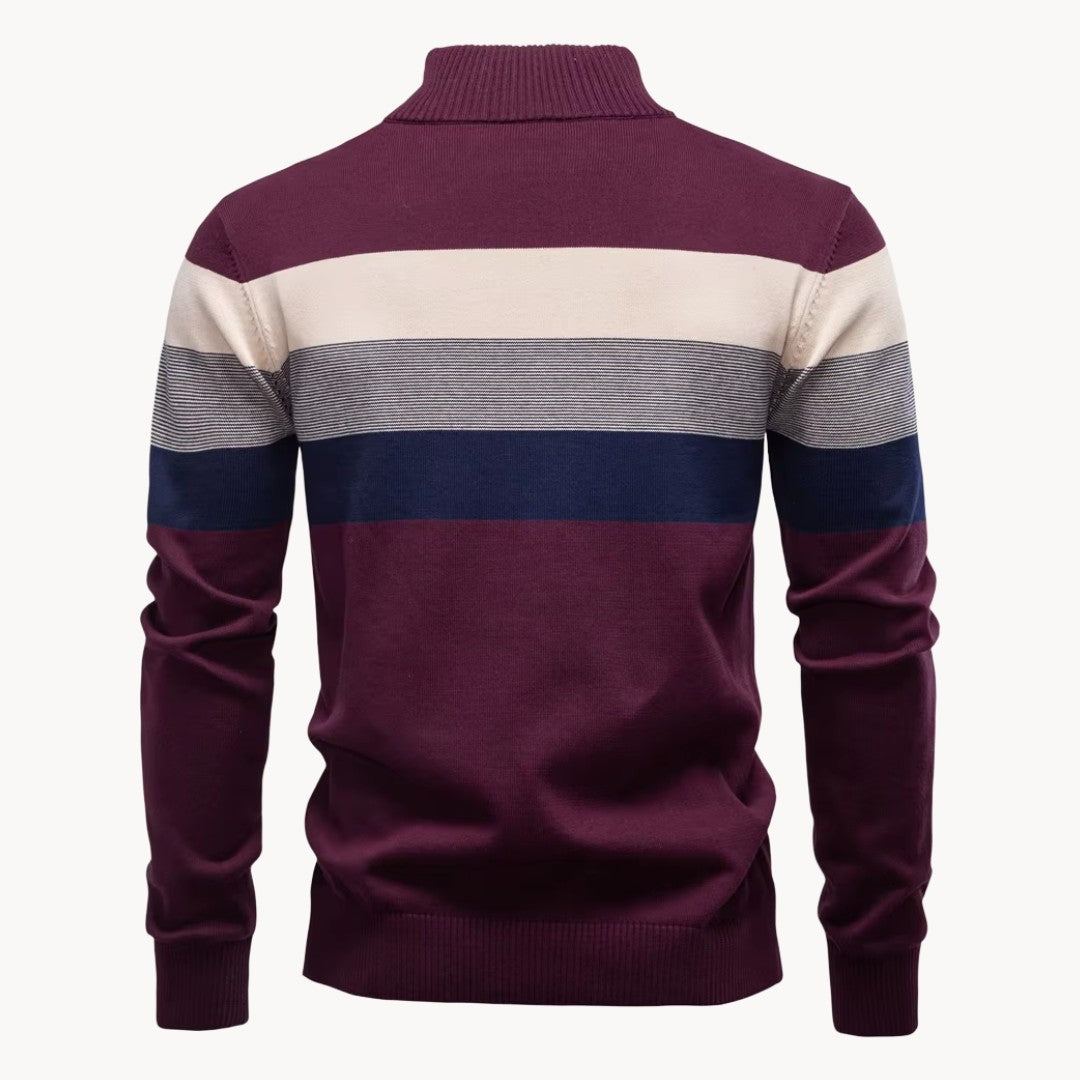 Lazio Knit Quarter Zip Sweater