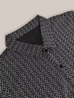 Levan Herringbone Short Sleeve Shirt