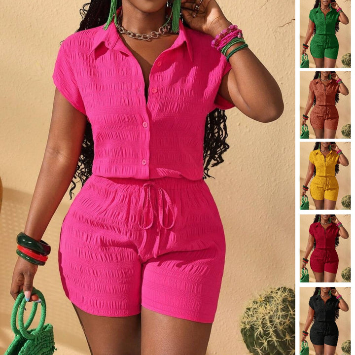 Lomond Collared Shorts Set