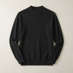 Lugano Silk Wool Sweater - Black