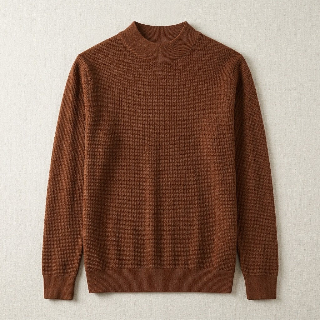 Lugano Silk Wool Sweater - Bordeaux