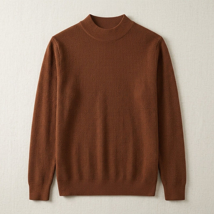 Lugano Silk Wool Sweater - Bordeaux