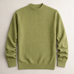 Lugano Silk Wool Sweater - Olive