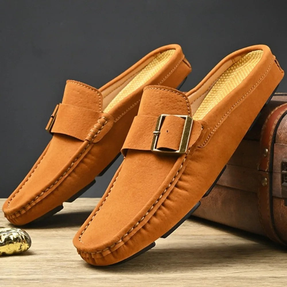 Marchetti Leather Mule Loafer