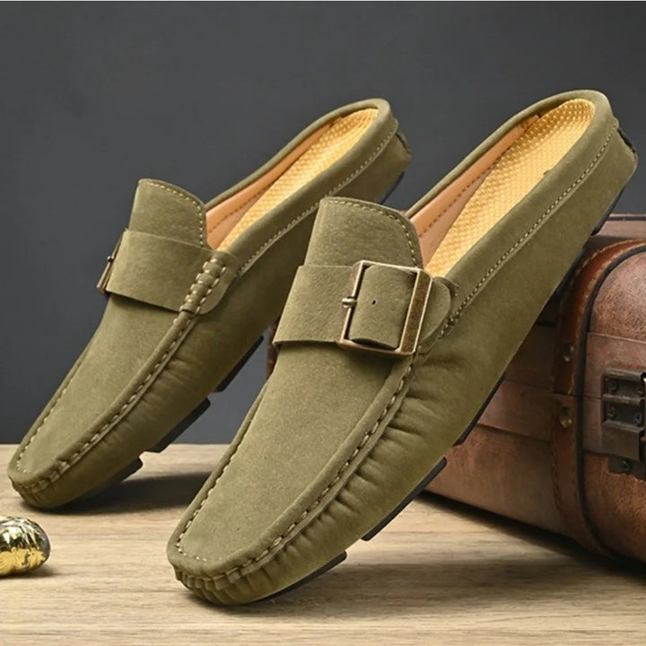 Marchetti Leather Mule Loafer