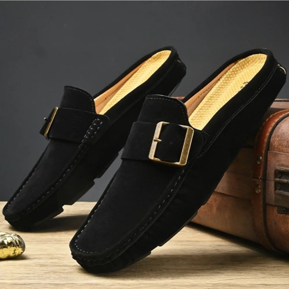 Marchetti Leather Mule Loafer