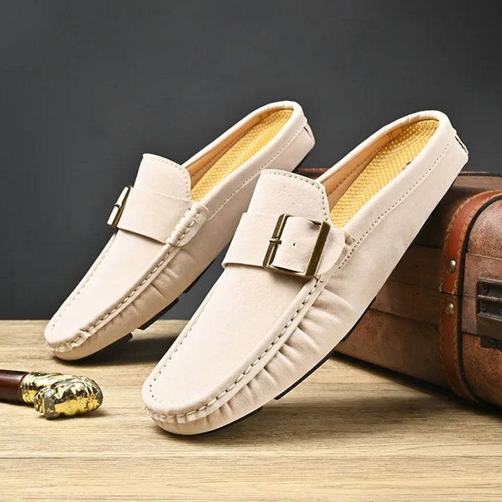 Marchetti Leather Mule Loafer - Sand