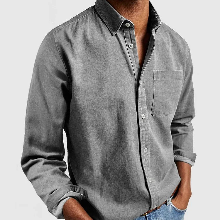 Mayfair Oxford Shirt - Heather Gray