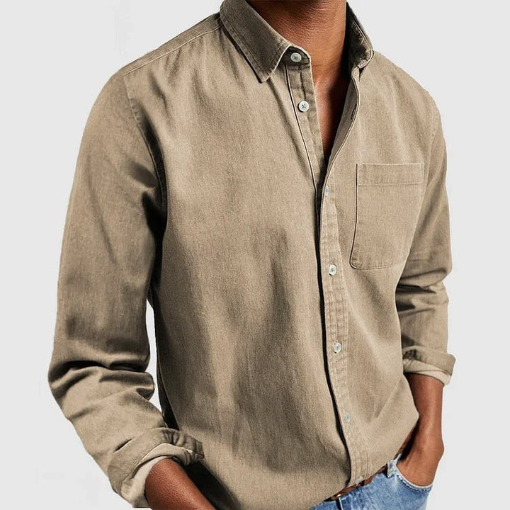 Mayfair Oxford Shirt - Sandstone