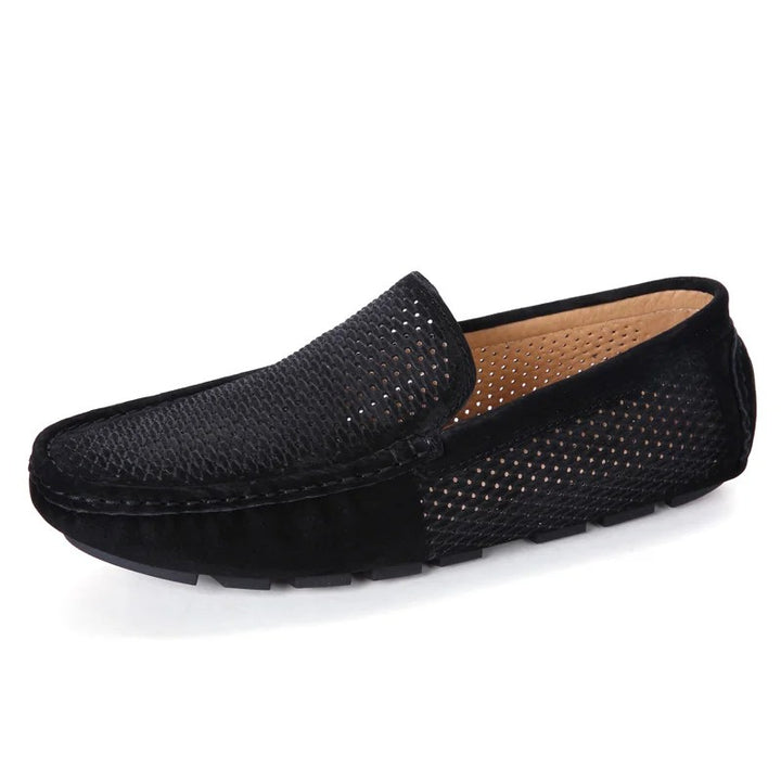Mayfair Genuine Leather Loafers - Onyx Black