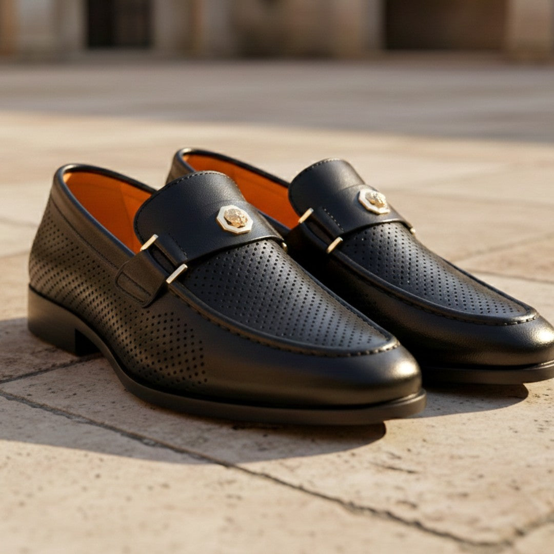 Mayfair Men's Penny Loafer - Obsidian Black