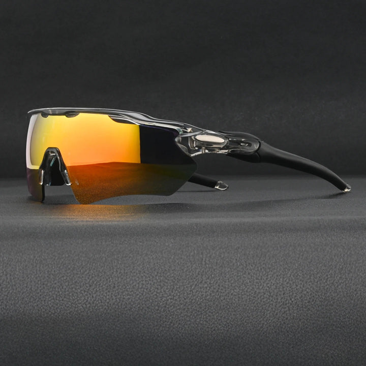 Meridian Polarized Sunglasses - Crystal / Gold Flash