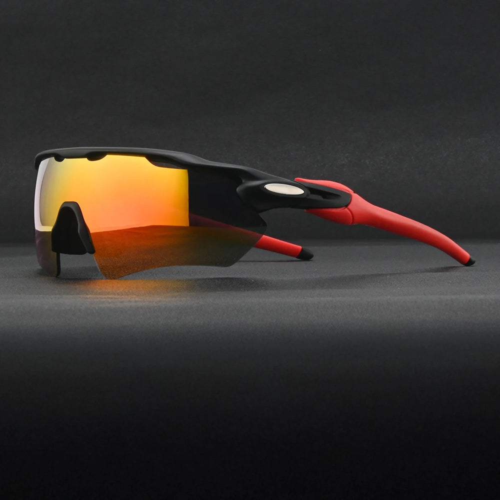 Meridian Polarized Sunglasses - Matte Black / Amber Horizon
