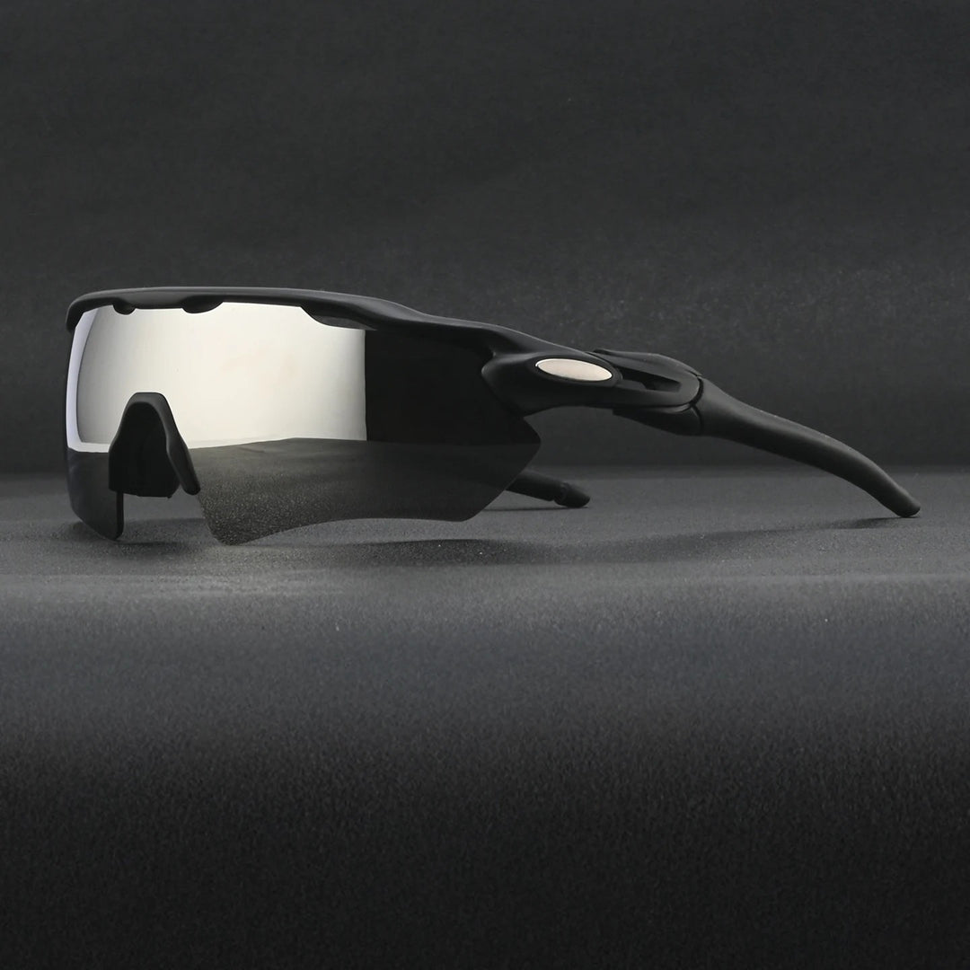 Meridian Polarized Sunglasses - Obsidian / Silver Flash