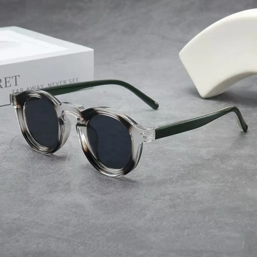 Mirage Sunglasses - Marble Crystal / Forest