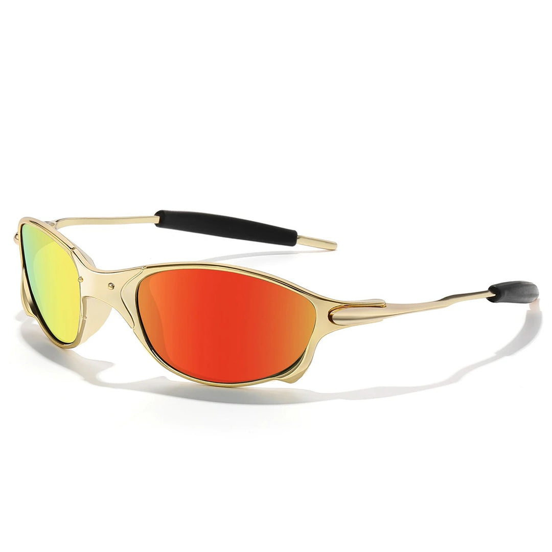Momentum Sport Sunglasses - Gold / Fire Flash