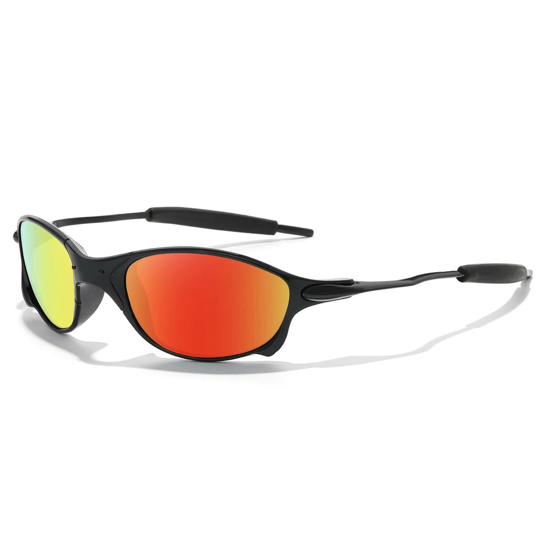 Momentum Sport Sunglasses - Matte Black / Ember Flash