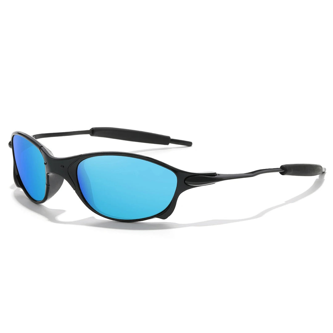 Momentum Sport Sunglasses - Matte Black / Pacific Mirror