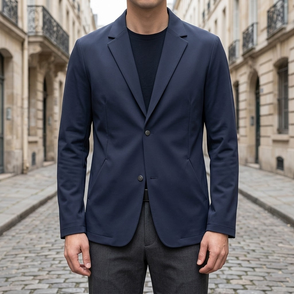 Momentum Tech Stretch Blazer - Midnight Navy